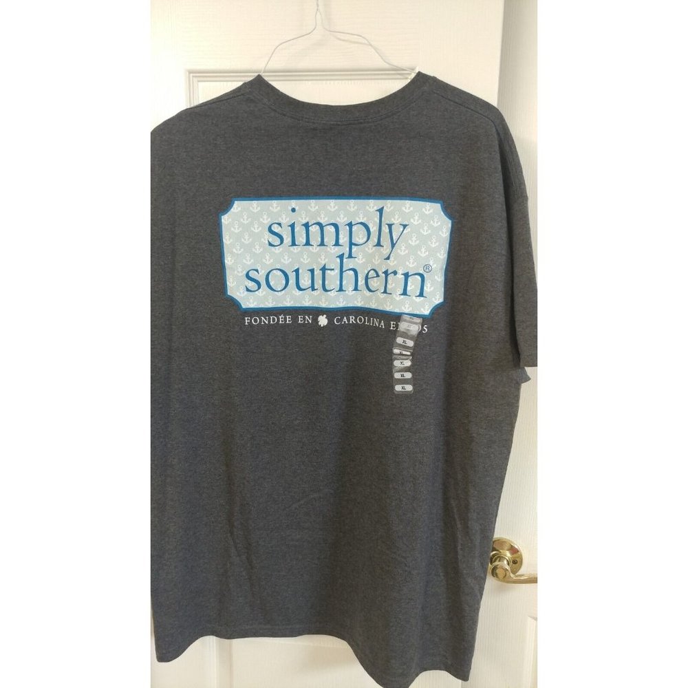 Simply Southern size XL gray logo t-shirt
